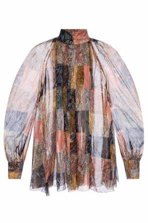 Paisley motif silk top, zdjęcie 1 Paisley motif silk top od Zimmermann